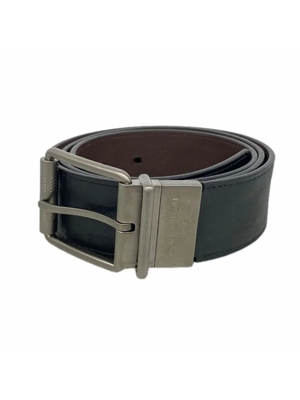 Louis Vuitton Belt Damier Infini Print 40 Onyx Meteor
